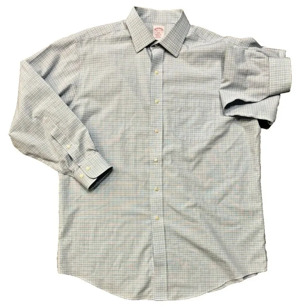 Brooks Brothers Mens Madison Long Sleeve Button Down Shirt Size 16.5 - 2/3